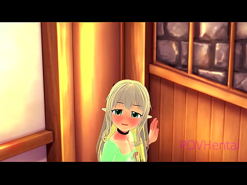 ❤️ (Pakute) Ọmọbinrin Elvish ṣe iranlọwọ fun ọ lati wẹ oju rẹ. ❤ Ohun onihoho ti ile ️❤