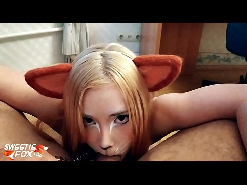 ❤️ Kitsune gbe dick ati pẹlu ni ẹnu rẹ ❤ Ohun onihoho ti ile ️❤